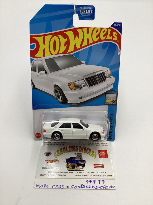 2022 Hot Wheels #86 Mercedes-Benz 500 E Dollar General Exclusive White 236F