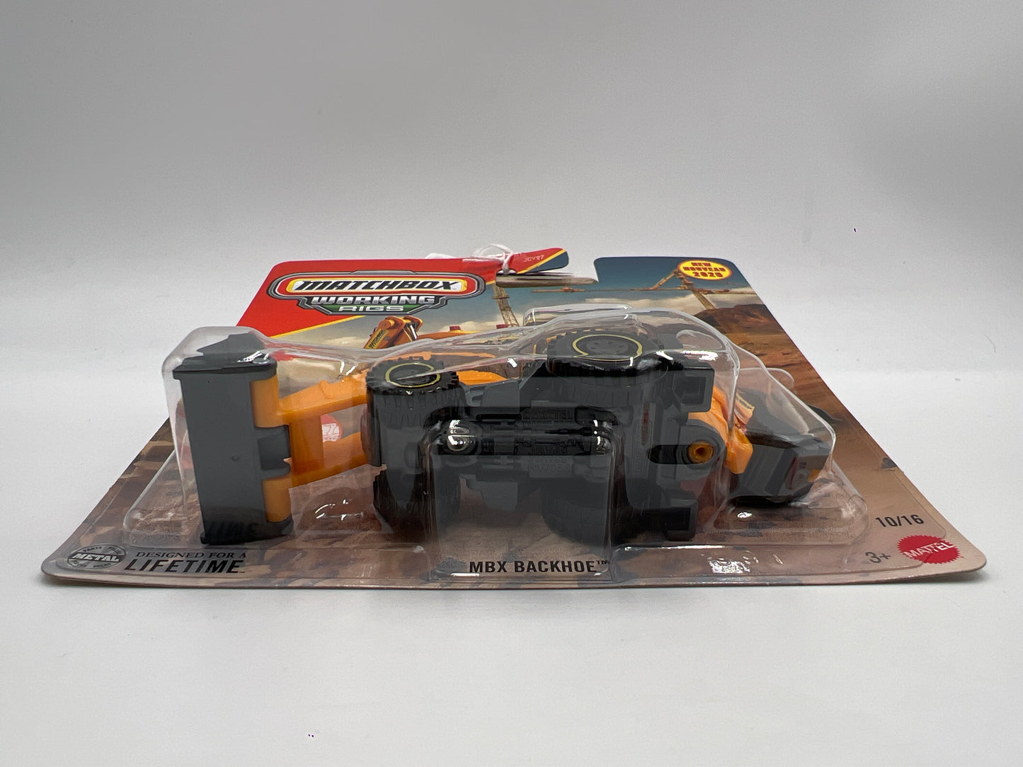 2025 Matchbox Working Rigs #10 MBX Backhoe 168G