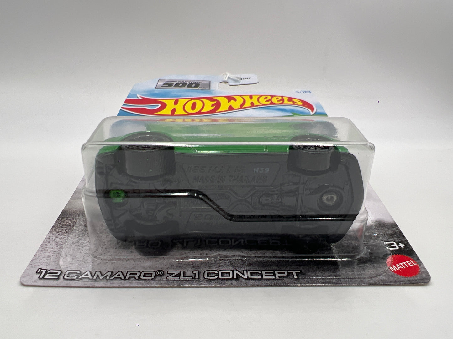 Hot Wheels Factory 500 HP #4 12 Camaro ZL1 Concept Green 152E