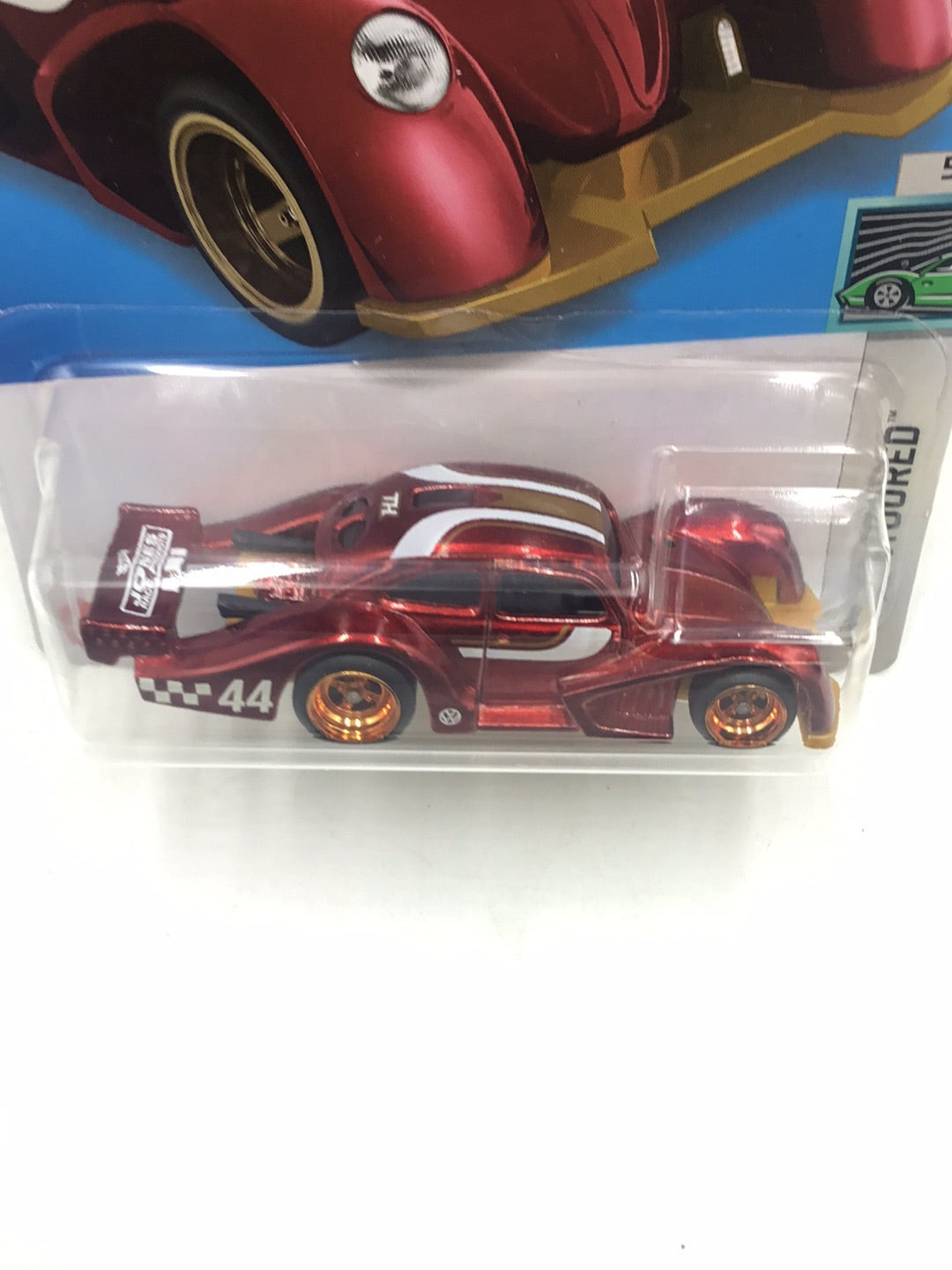 2022  hot wheels super treasure hunt Volkswagen Kafer Racer Factory sealed sticker W/ Protector