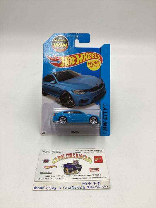 2015 Hot wheels HW City #24 Blue BMW M4