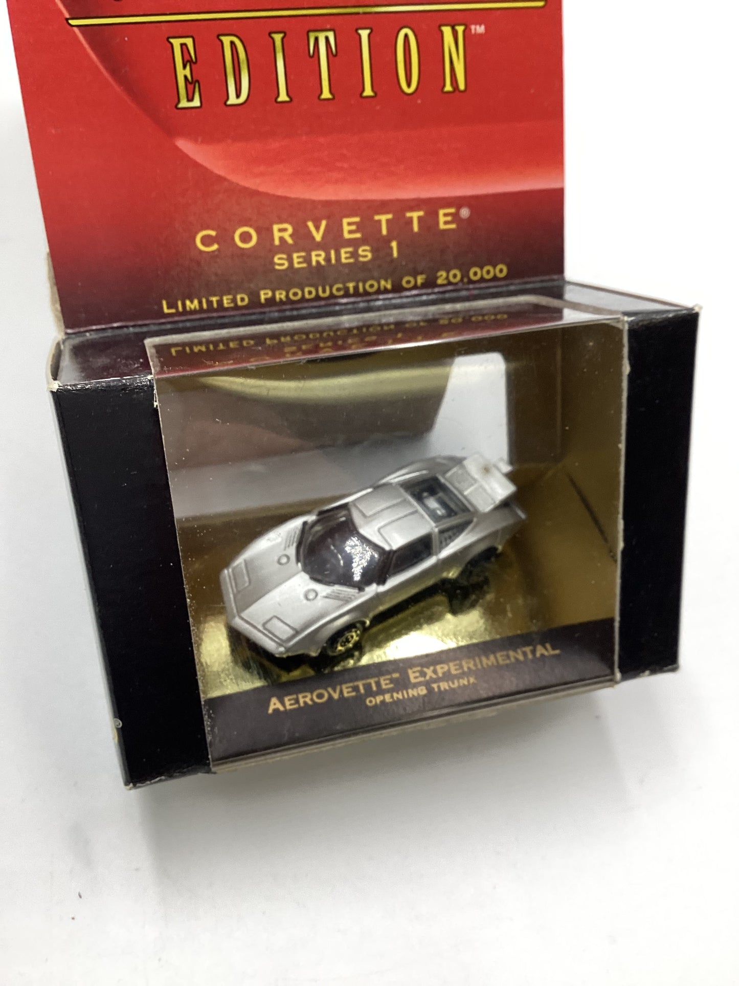 Micro Machines Collectors Edition Corvette Series 1 1967 Aerovette Experimental Silver 1/20000 SR CE 10