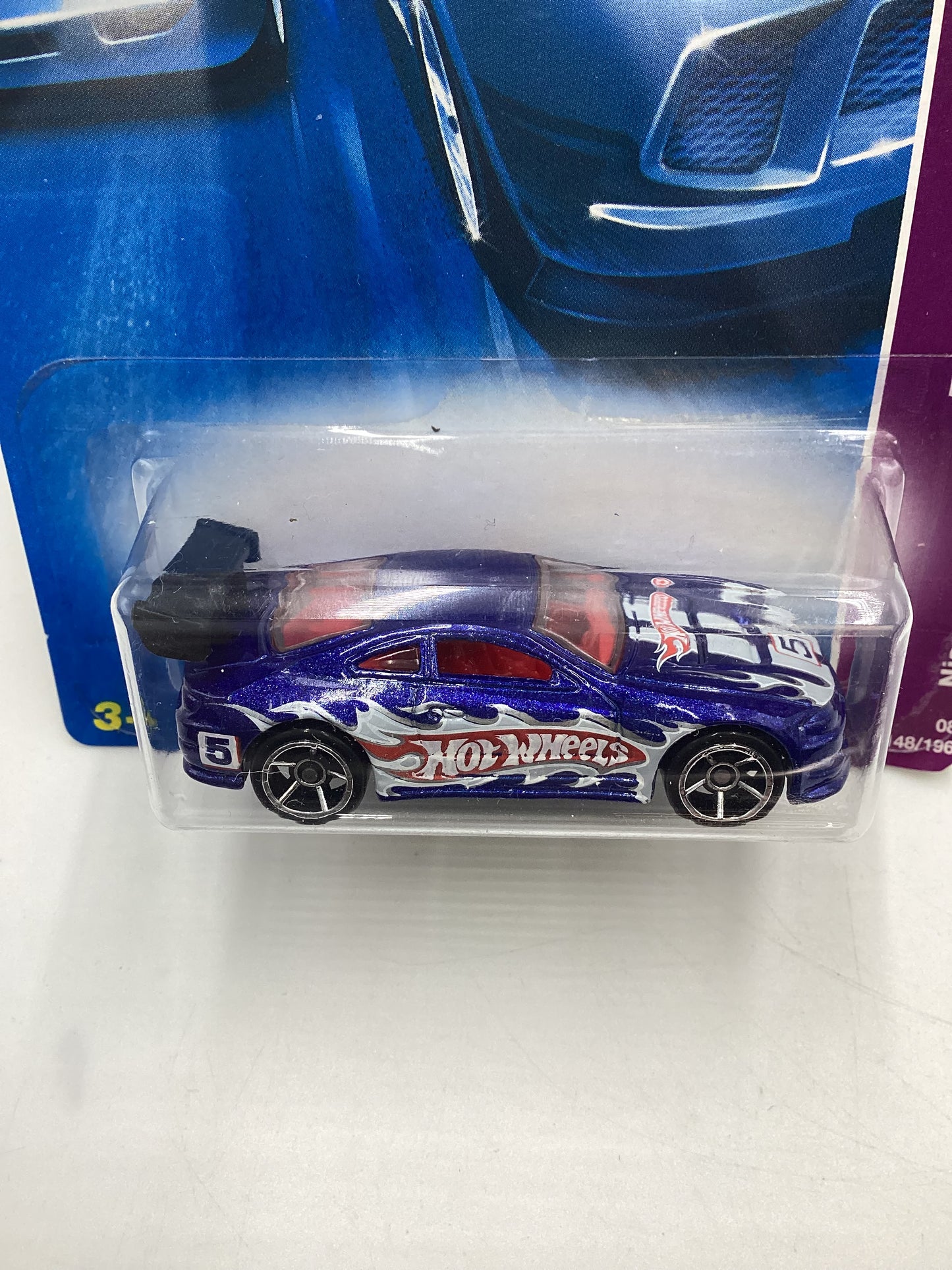 2008 Hot Wheels HW Team: Hot Wheels Racing #148 Nissan Silvia Blue OH5 Wheels 80A