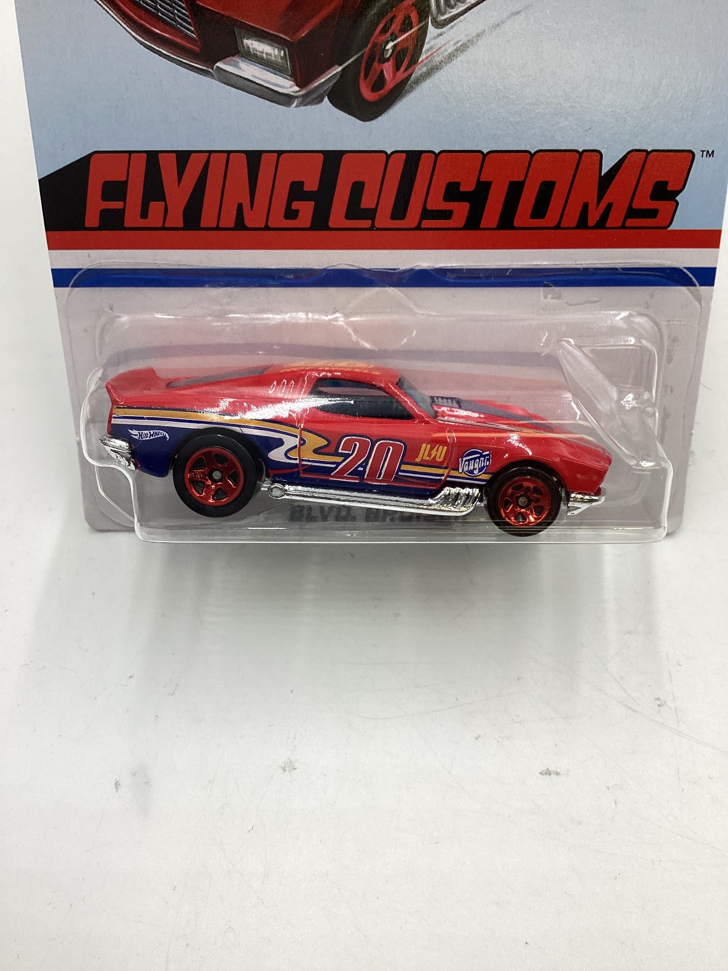 Hot Wheels Target Exclusive Flying Customs Blvd. Bruiser Red 156P