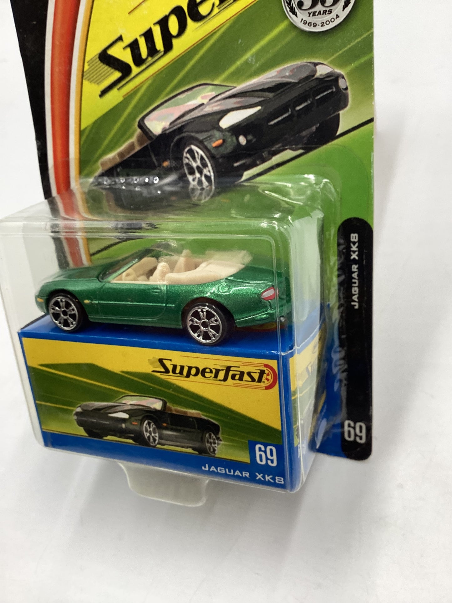 Matchbox 2004 Superfast #69 Jaguar XK8 green 170H