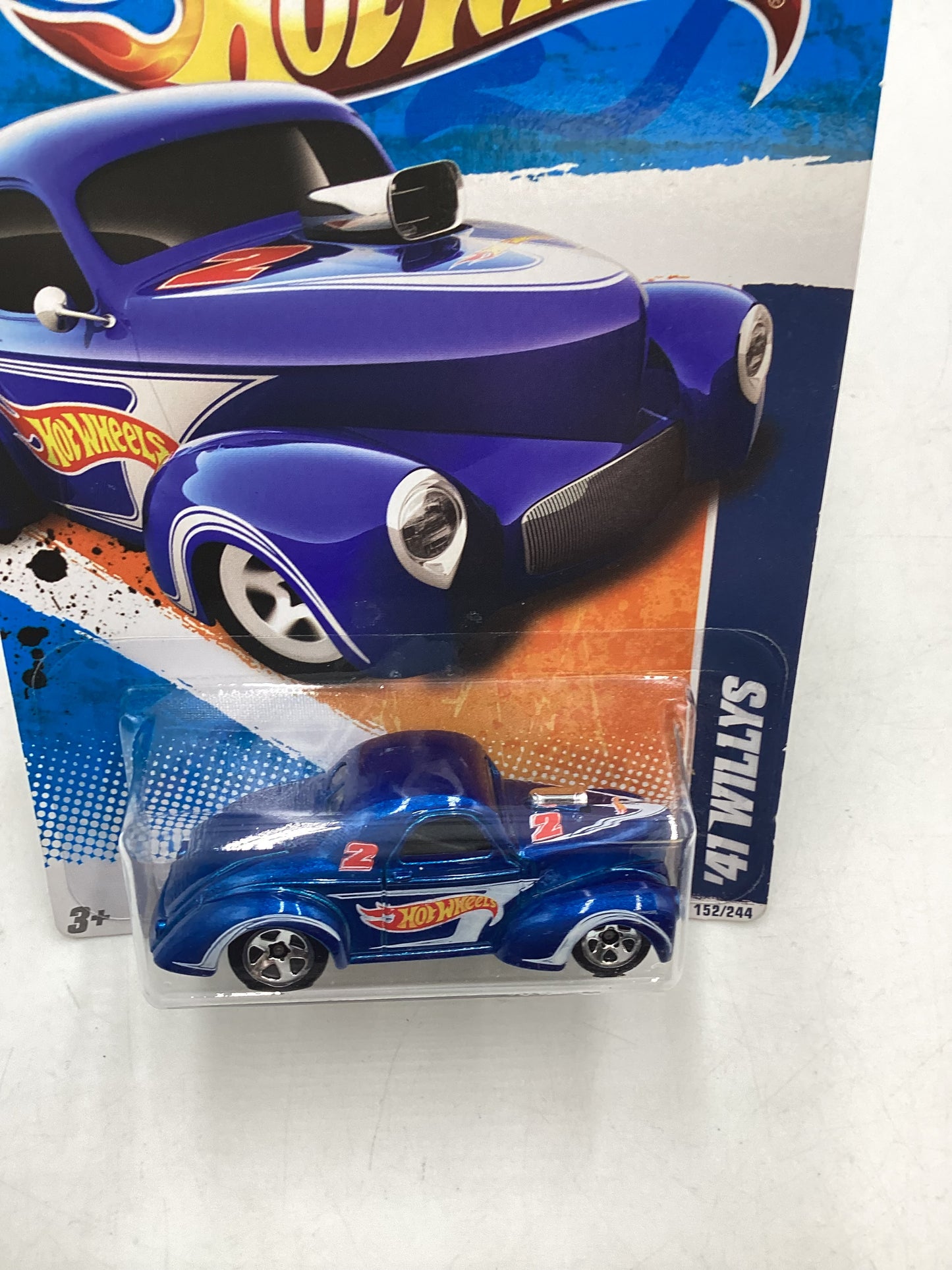 2011 Hot Wheels #152 41 Willys Blue 25A