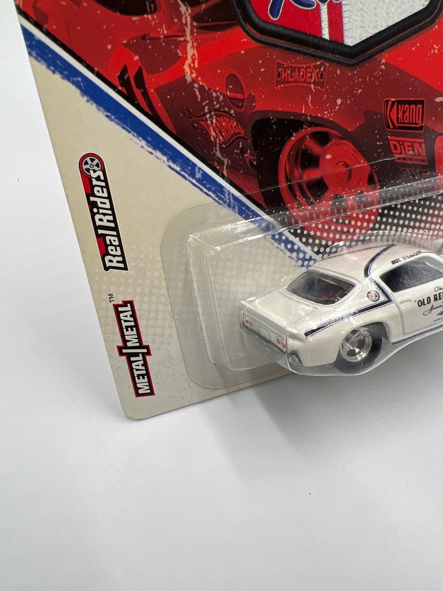 Hot Wheels Premium Vintage Racing #4 Dave Stricklers 70 Chevy Camaro RS White W/Protector