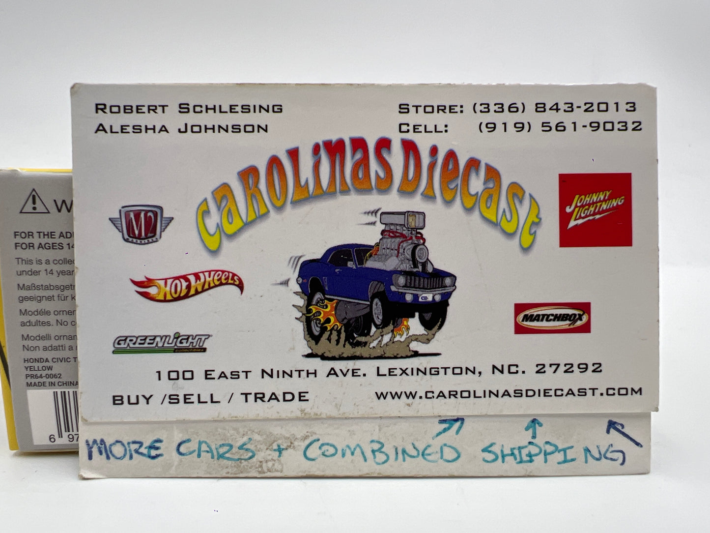 Pop Race 1/64 Honda Civic Type R FL5 Yellow PR64-62