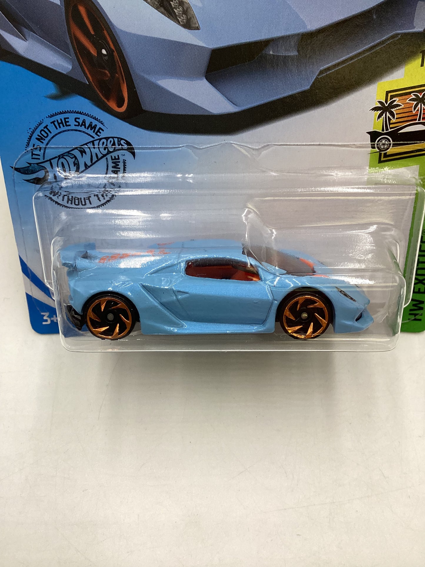 2020 Hot Wheels #164 Lamborghini Sesto Elemento Light Blue 102B