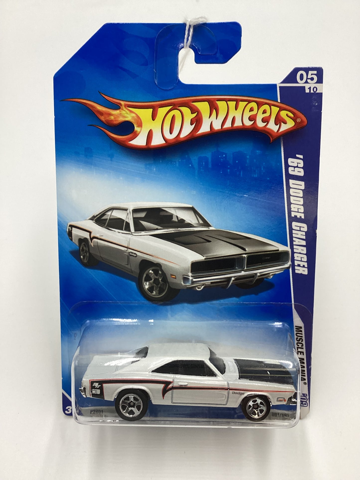 2009 Hot Wheels #081 69 Dodge Charger Kmart Exclusive 239C