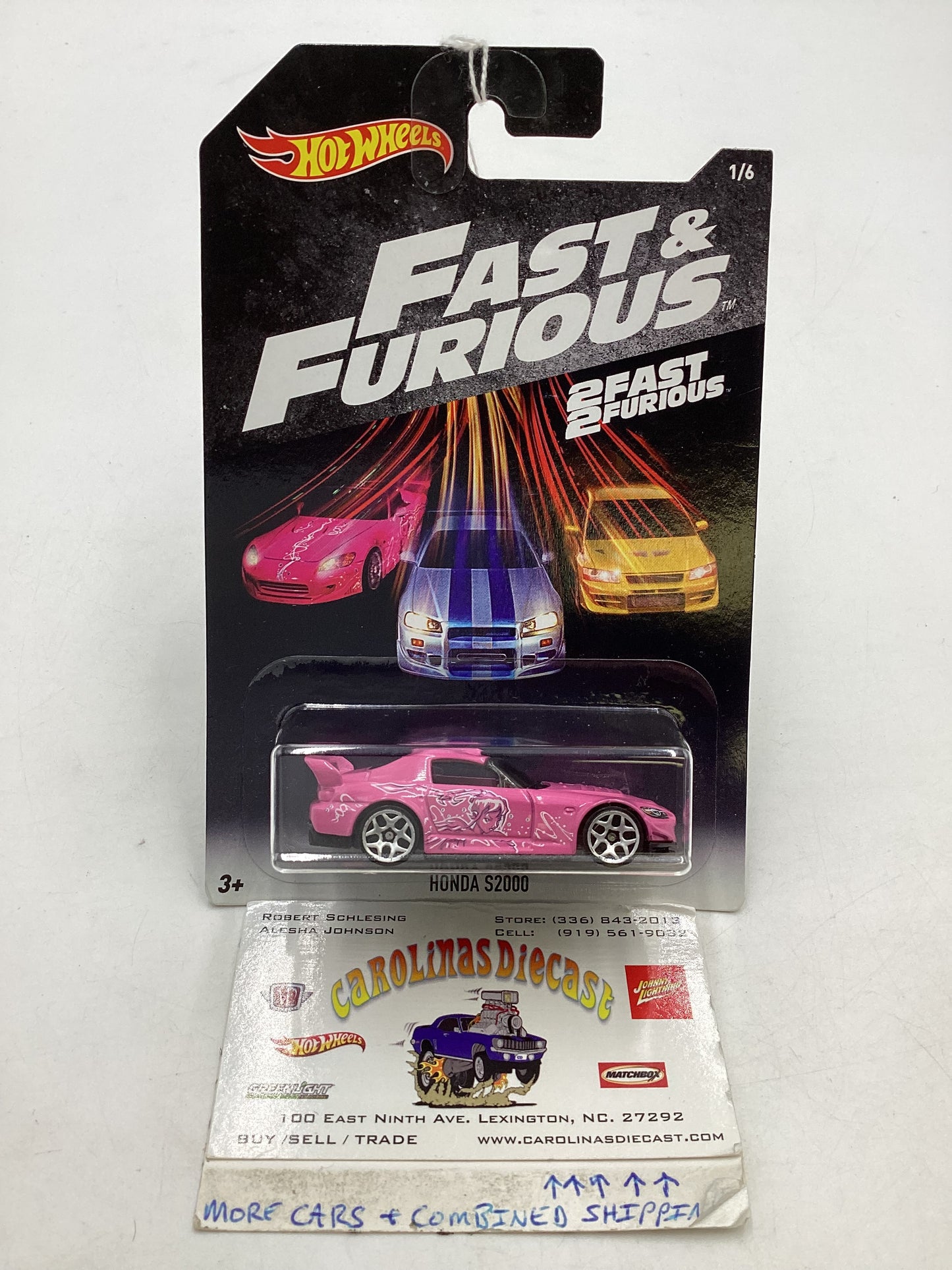 Hot wheels Fast and furious #2 Honda S2000 Pink