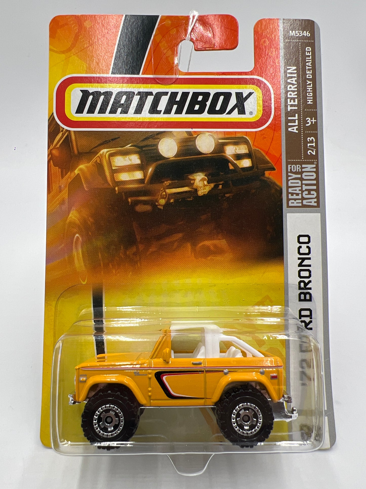 Matchbox All Terrain #89 72 Ford Bronco Yellow 216G