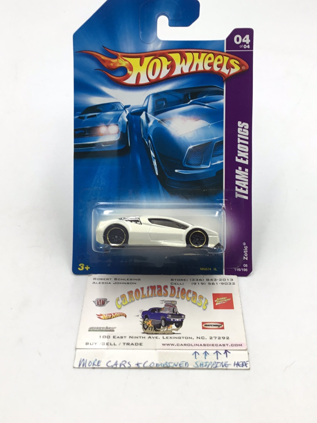 2008 Hot wheels #116 Zotic RR9