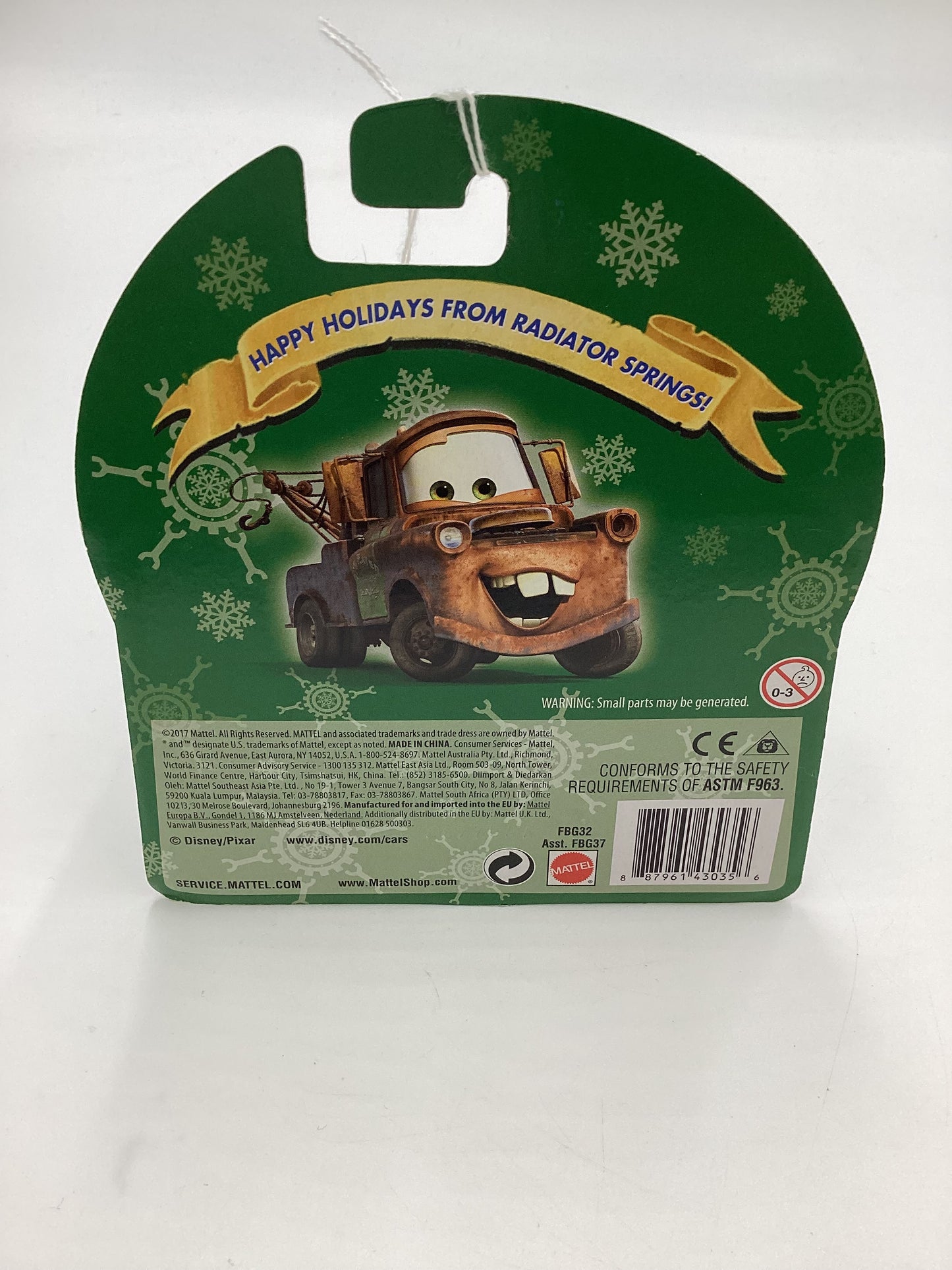Disney Pixar Cars Whee-Hoo Winter Mater 140C
