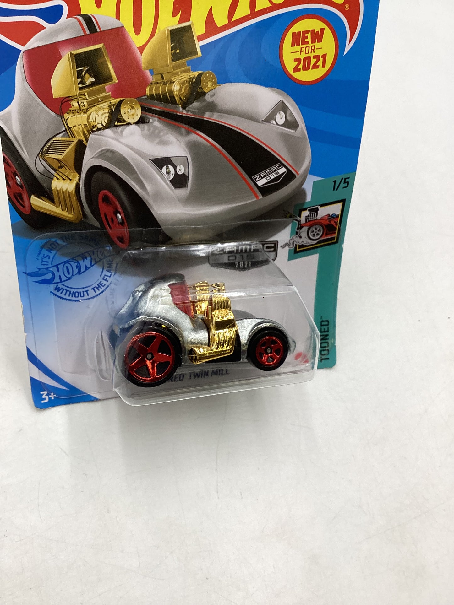 2021 Hot Wheels #013 Tooned Twin Mill Zamac