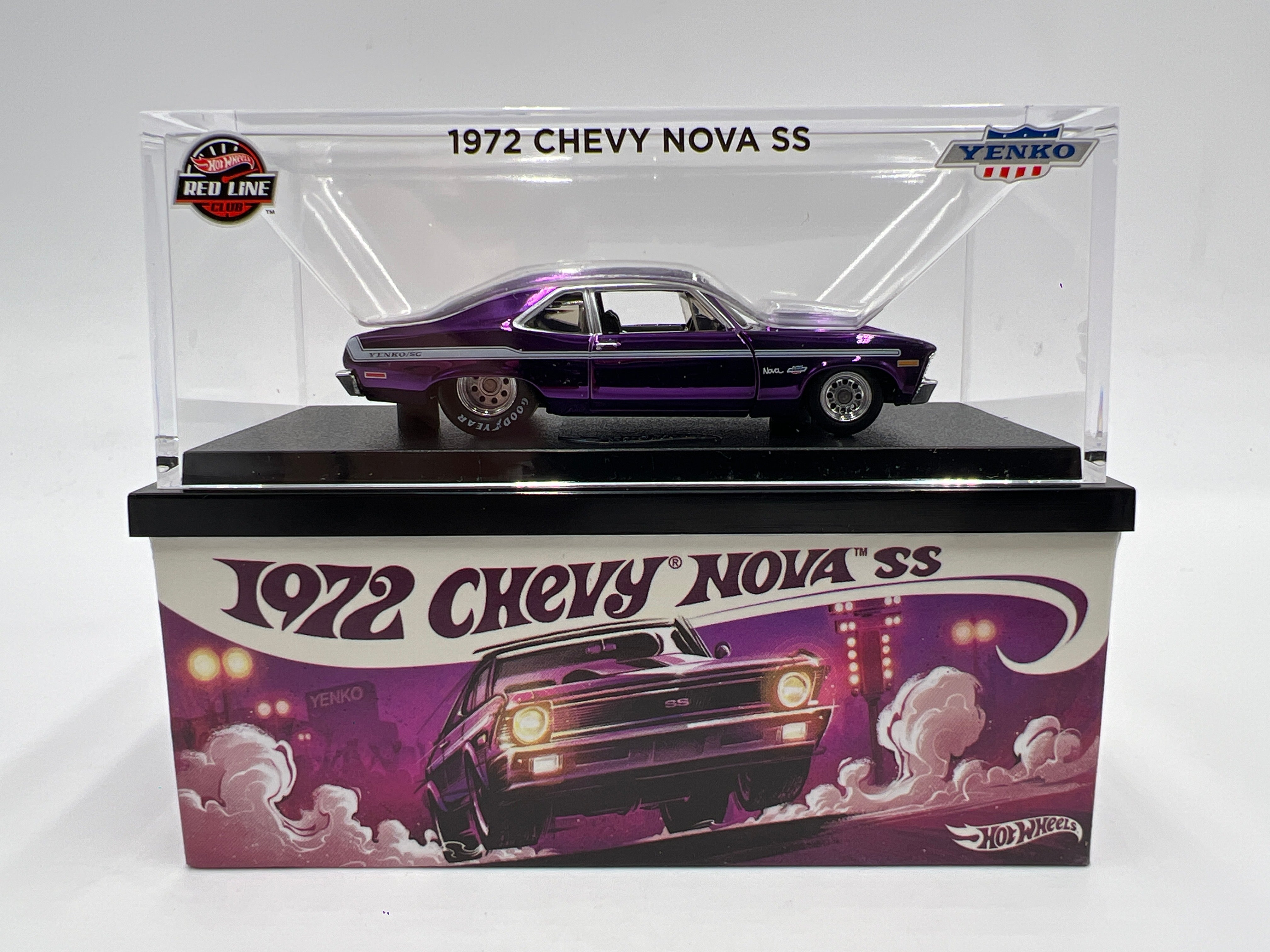 ホットウィール RLC限定　1972 シェビー ノヴァ SS イェンコ/SC ホットウィール RLC限定 1972 シェビー ノヴァ SS イェンコ/SC 70