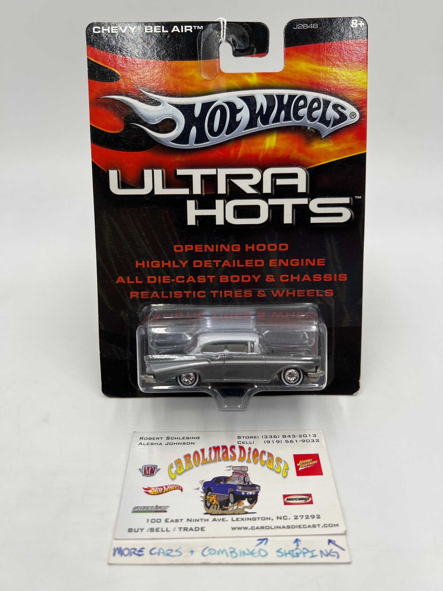 Hot Wheels Premium Ultra Hots Chevy Bel Air Dark Silver #2 245E