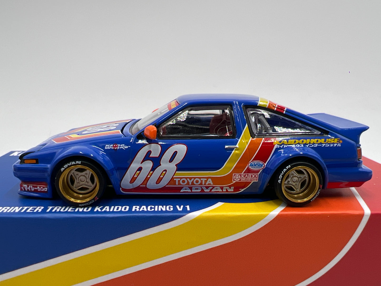 Mini GT Kaido House #196 Toyota AE86 Sprinter Trueno Kaido Racing V1 Blue