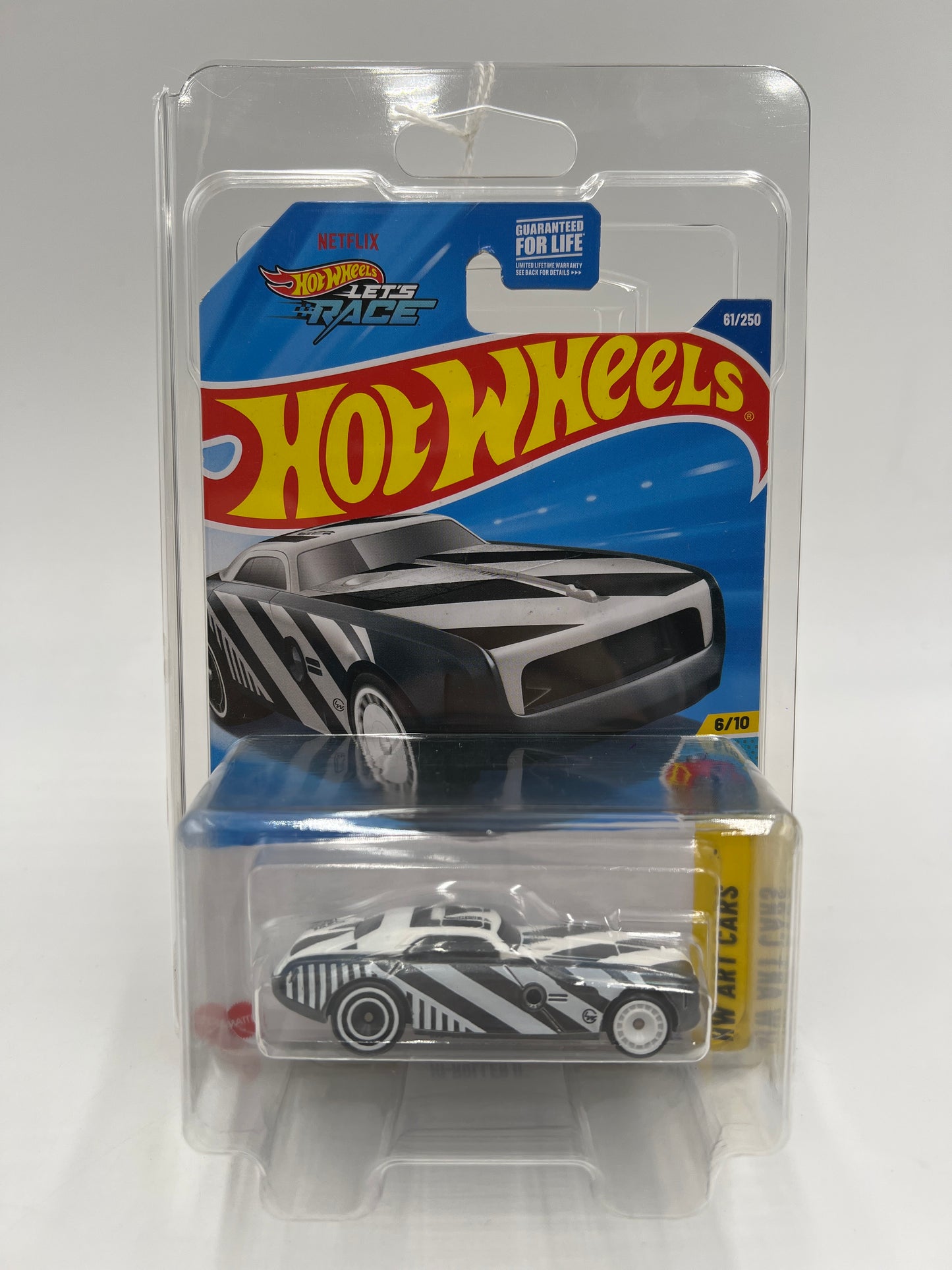 2025 Hot Wheels Super Treasure Hunt #61 Hi-Roller II Black/White W/Protector