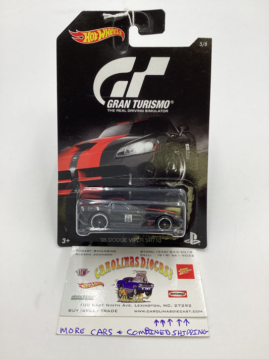 Hot Wheels Gran Turismo #5 Dodge Viper SRT10 Black 152C