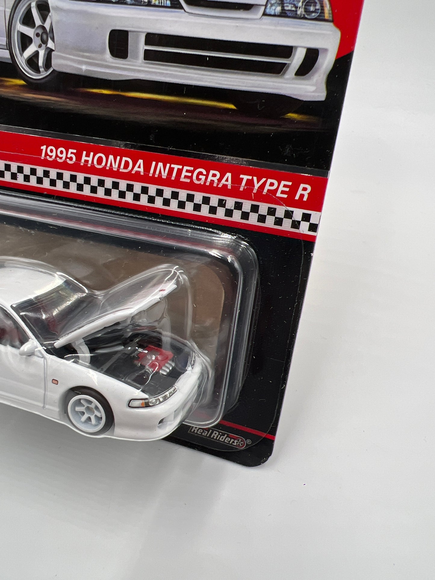 Hot Wheels RLC 1995 Honda Integra Type R White W/Protector