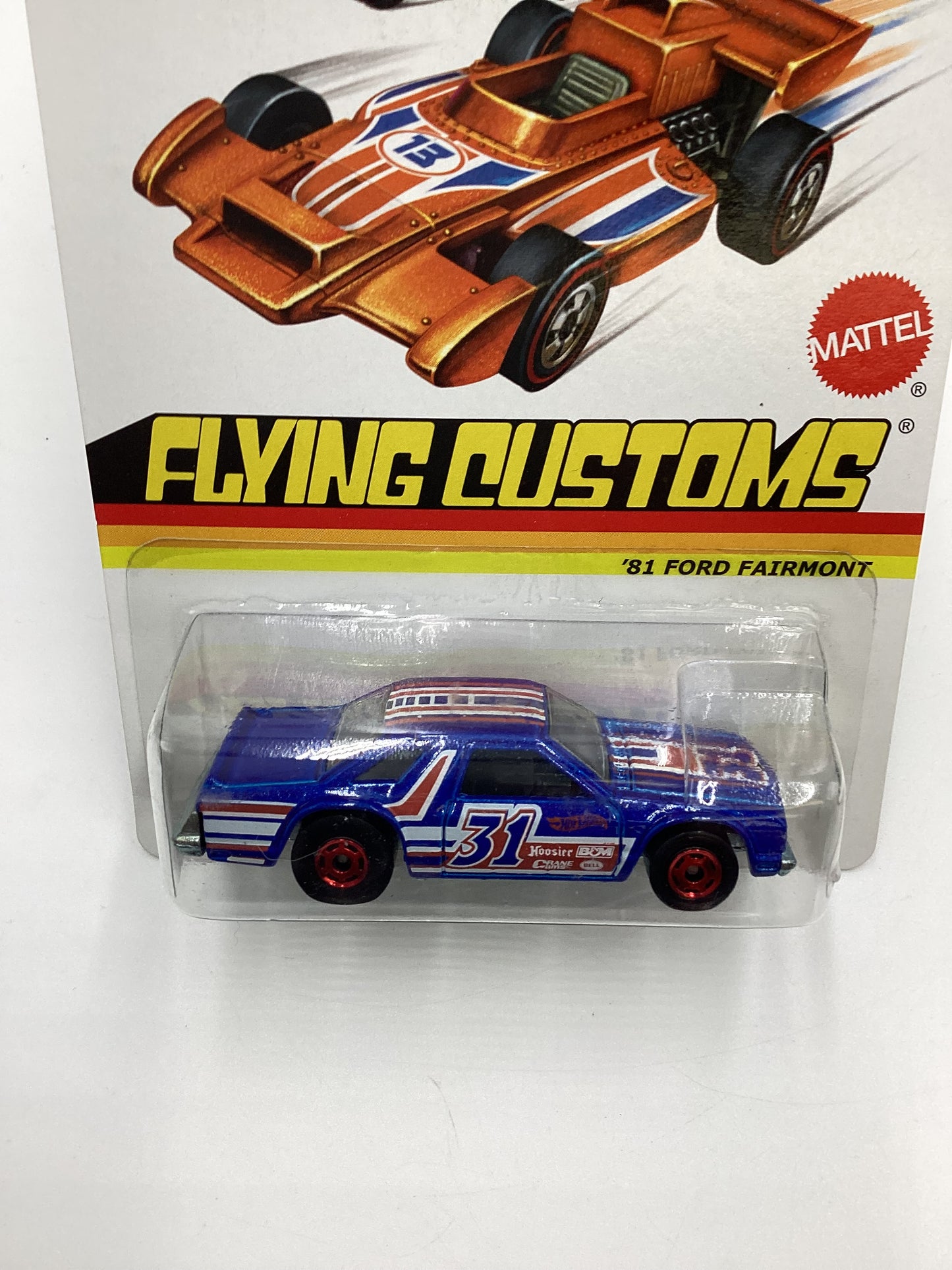 Hot Wheels Flying Customs 81 Ford Fairmont Blue with protector