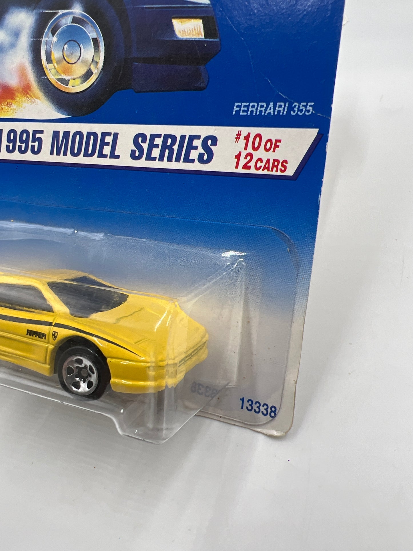 1995 Hot Wheels Model Series #350 Ferrari 355 Yellow W/Decal 5SP Wheels