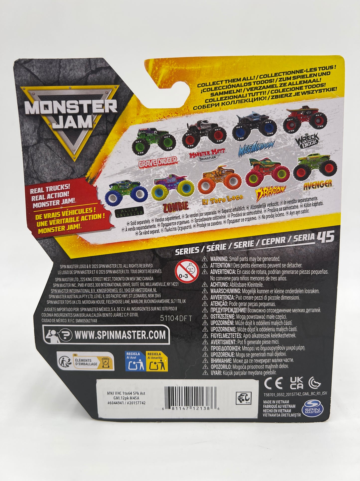 Monster Jam Series 45 Speed Shred Blue Thunder