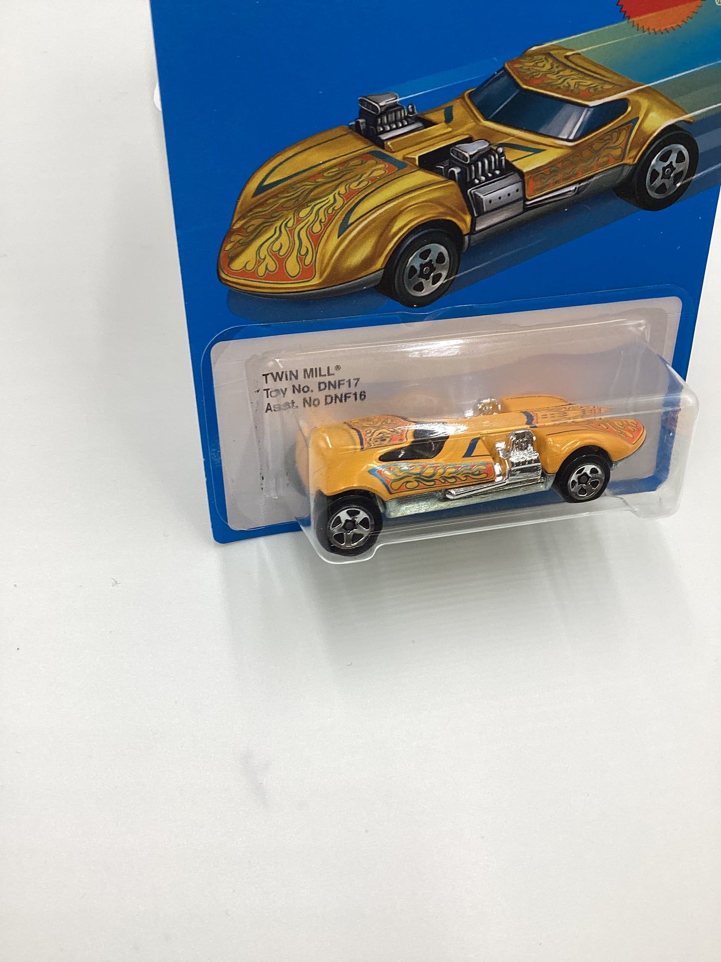 2016 Hot Wheels Target Heritage Retro DNF17 Twin Mill Yellow 158B