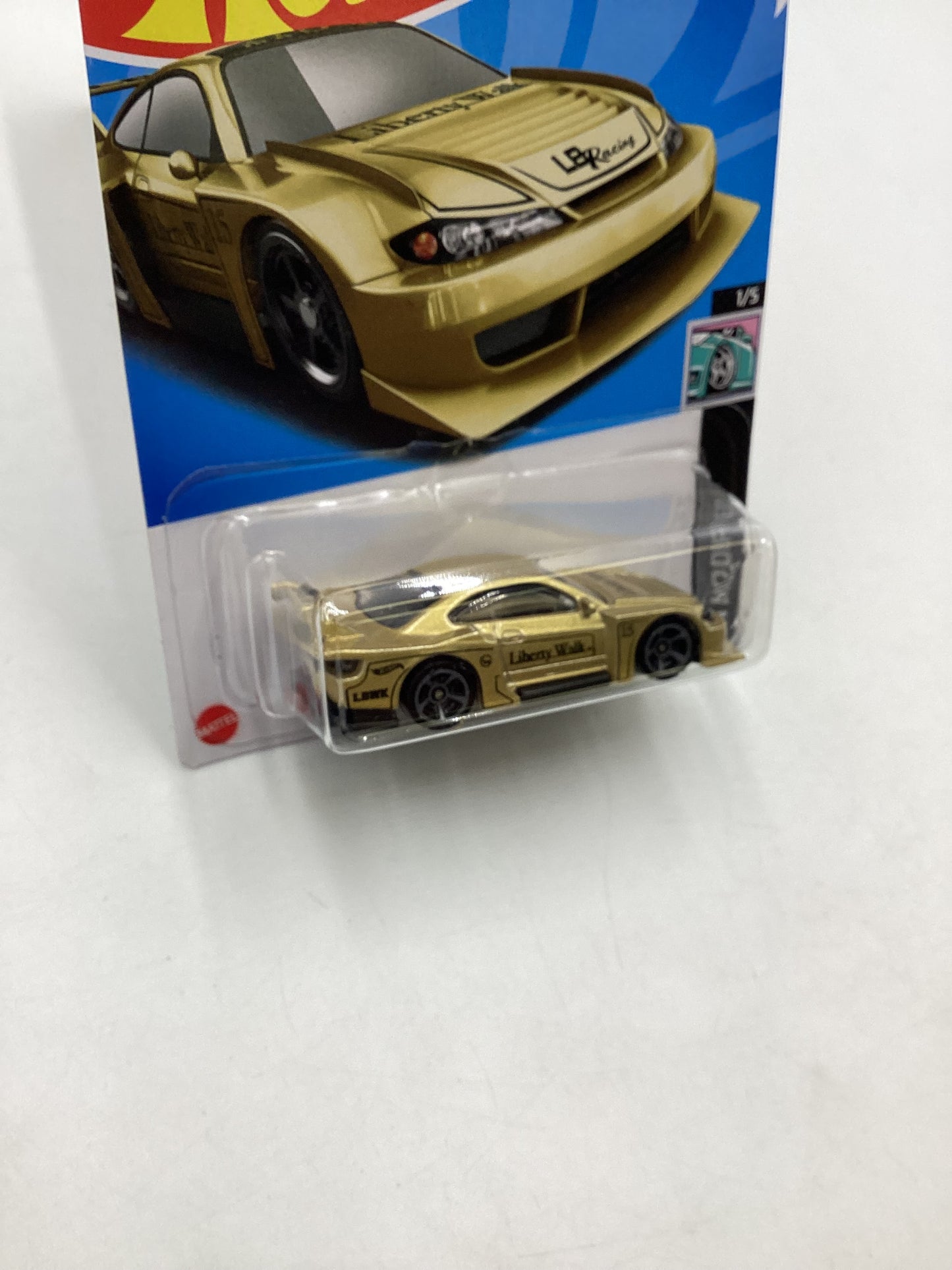 2023 Hot wheels #017 Gold LB Super Silhouette Nissan Silvia S15 83D