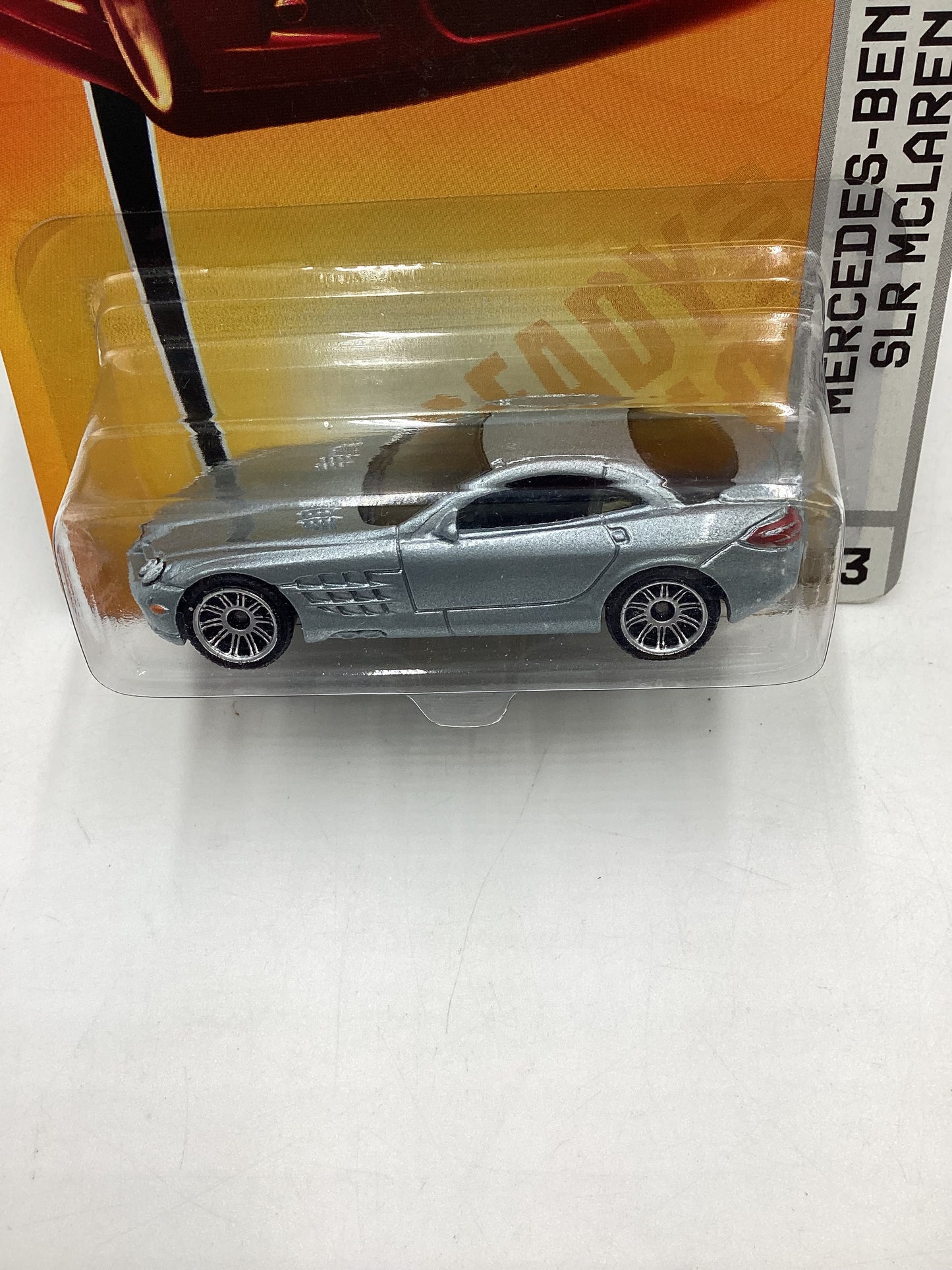 Matchbox 2009 Sports Cars #13 Mercedes Benz SLR McLaren Silver 208E