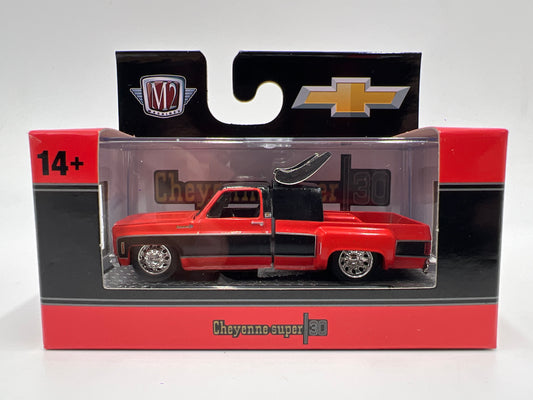 M2 Machines Walmart Exclusive 1973 Chevrolet Cheyenne Super 30 Red/Black WMTS21