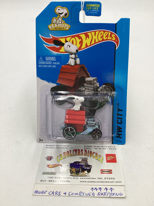 2015 Hot wheels HW City #59 Snoopy  119B