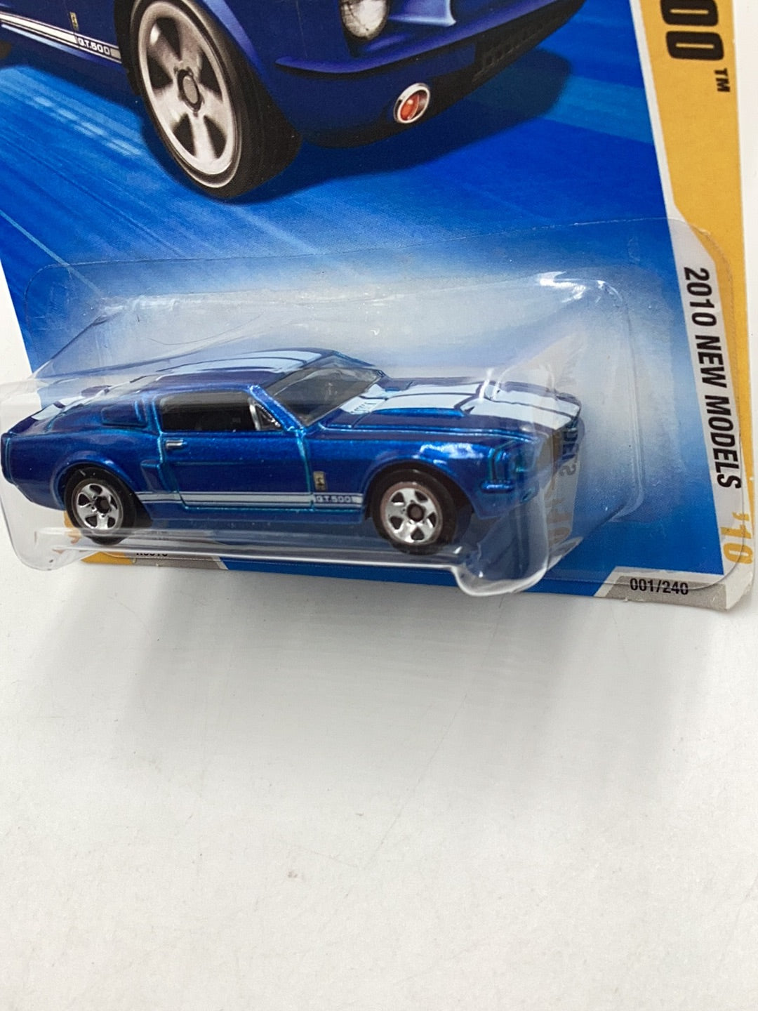 2010 Hot Wheels new models #1 67 Shelby GT 500 blue 27F