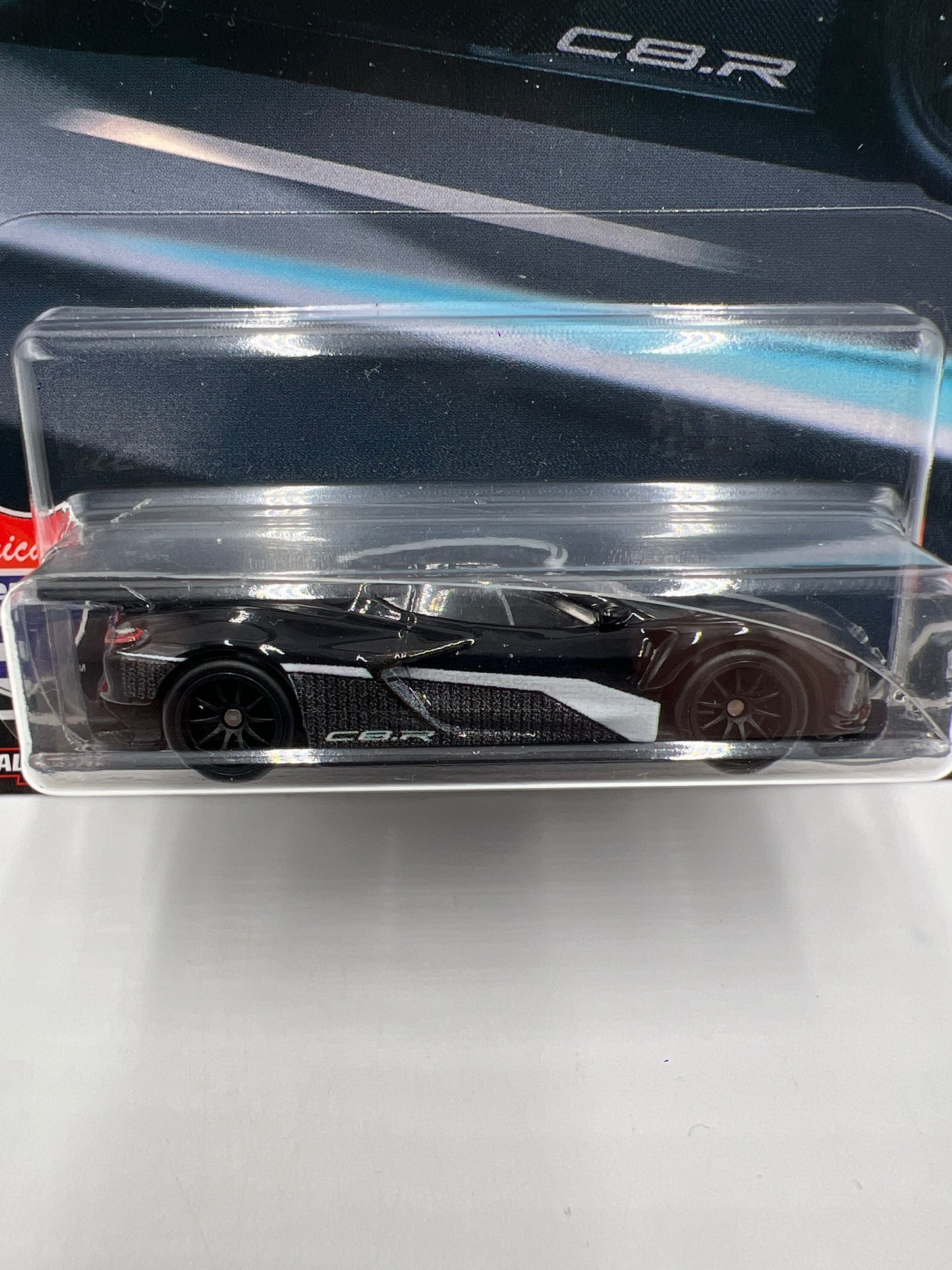 Hot Wheels Premium Car Culture American Scene CHASE #0 Corvette C8.R Black W/Protector