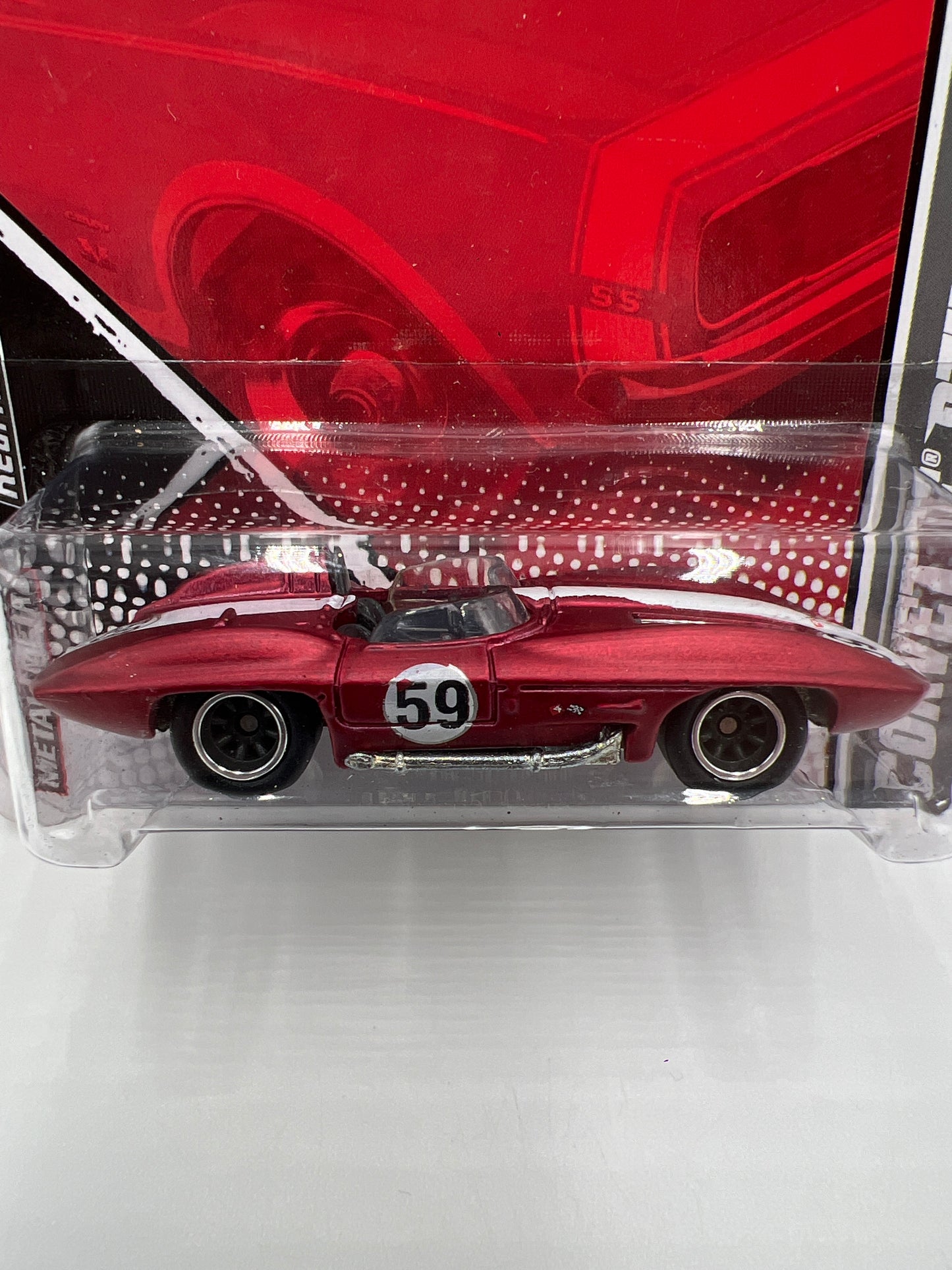 Hot Wheels Premium Garage Series #12 Corvette Sting Ray Satin Red