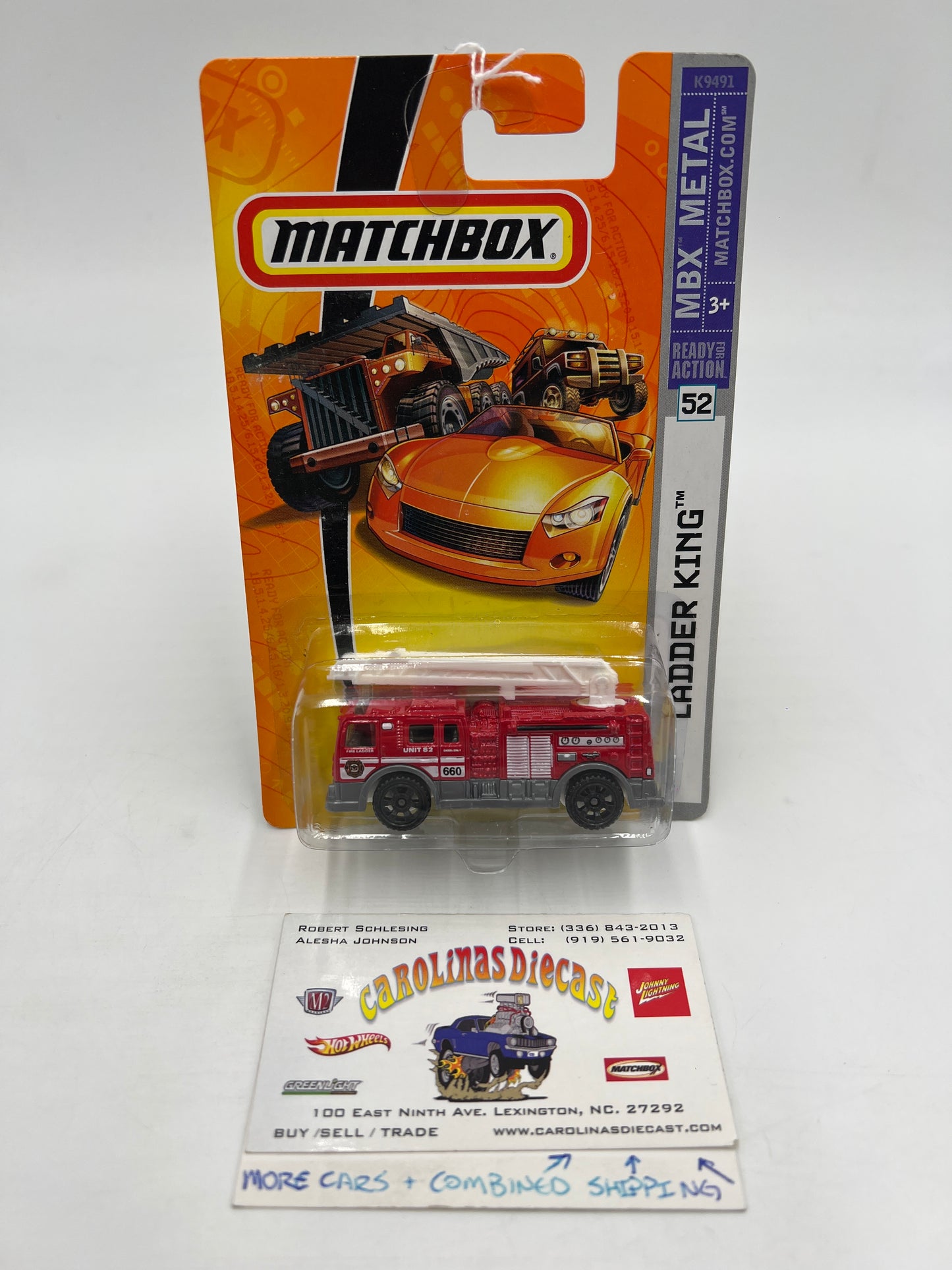 Matchbox MBX Metal #52 Ladder King Red 216K