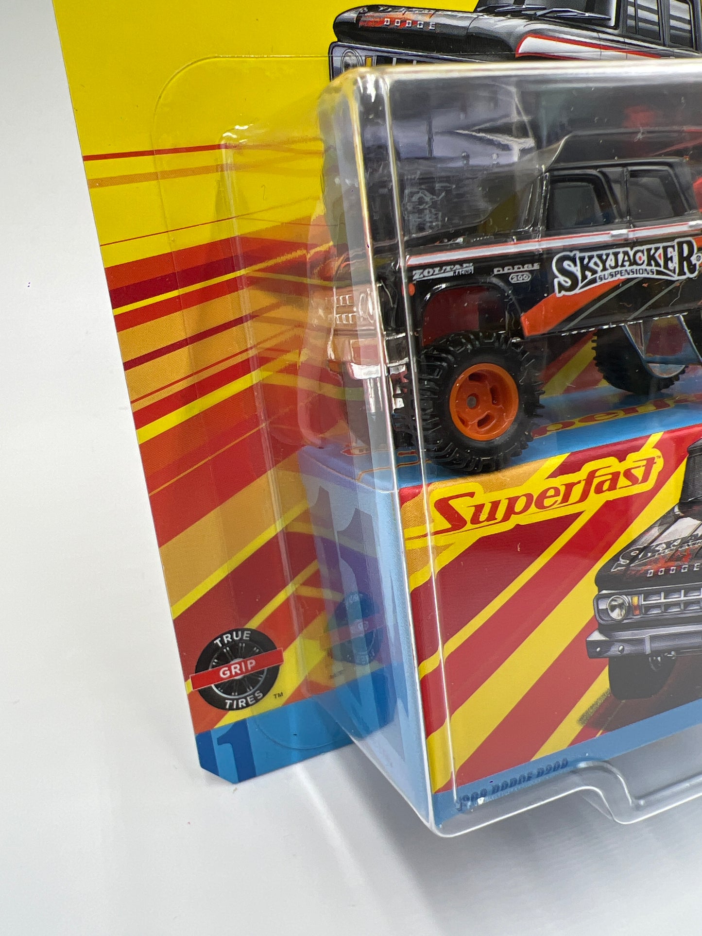 Matchbox Superfast #11 1968 Dodge D200 Black Skyjacker 172A
