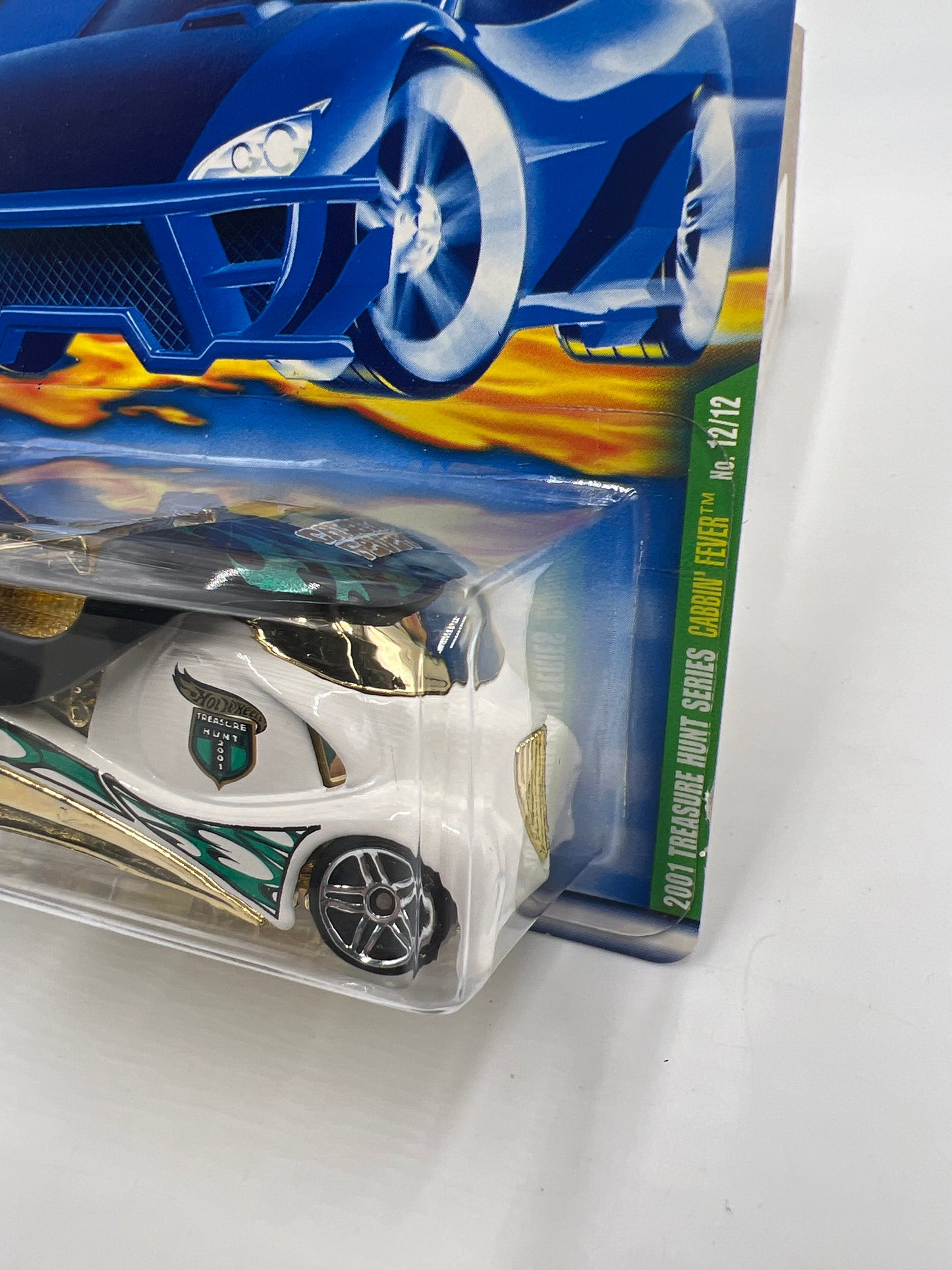 2001 Hot Wheels Treasure Hunt #012 Cabbin Fever White 277E