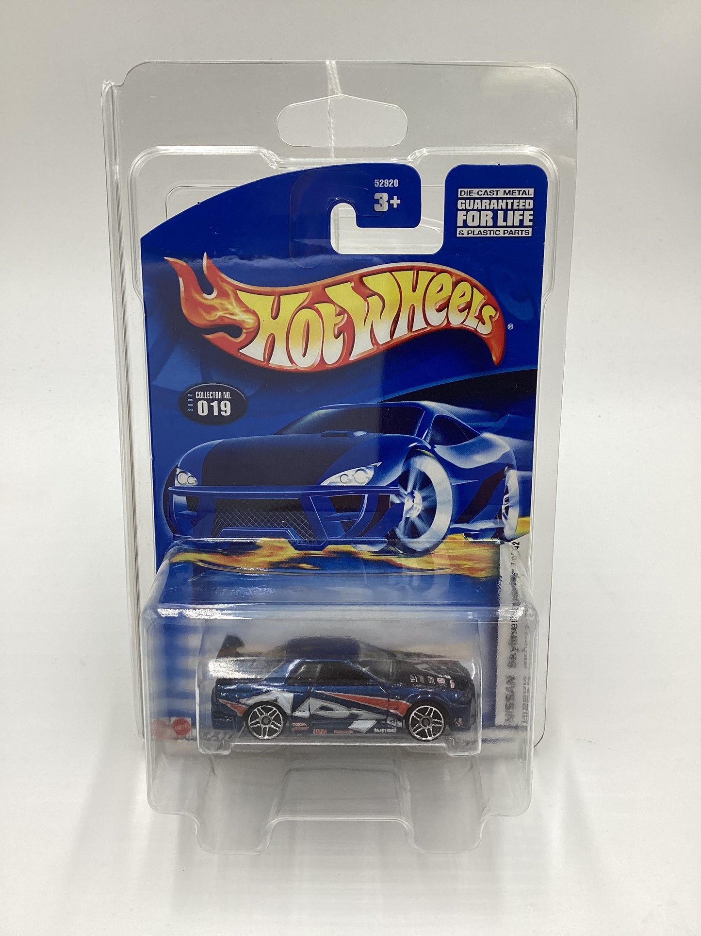 2002 Hot Wheels First Editions #019 Nissan Skyline Blue HTF PR5 Wheels W/Protector SR