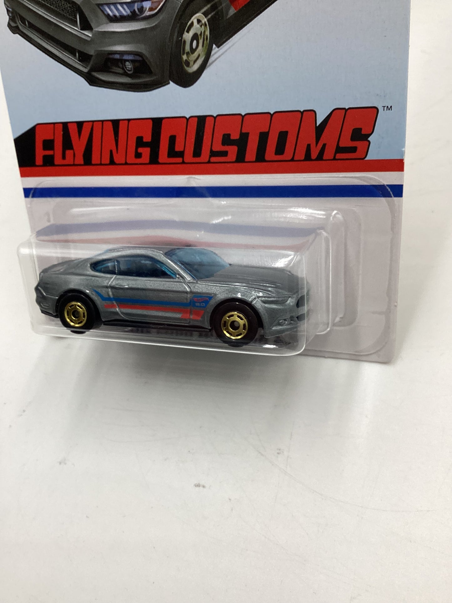 Hot Wheels Target Exclusive Flying Customs 2015 Ford Mustang GT Gray