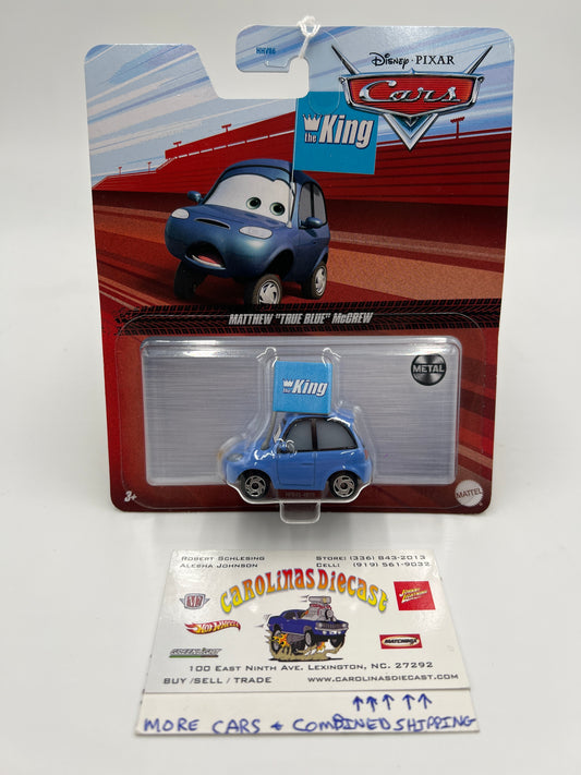 Disney Pixar Cars Matthew True Blue McCrew Blue 139C