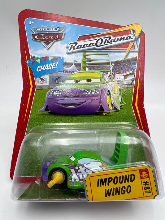 Disney Pixar The World Of Cars Race O Rama #87 CHASE Impound Wingo