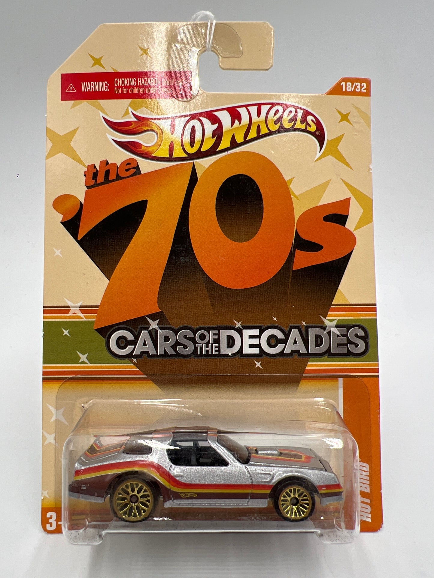 Hot Wheels Cars of the Decades The 70s #18 Hot Bird Silver