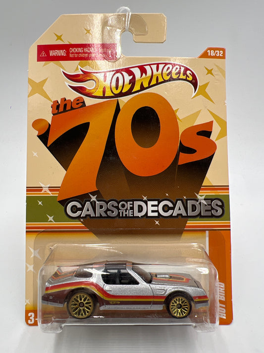 Hot Wheels Cars of the Decades The 70s #18 Hot Bird Silver