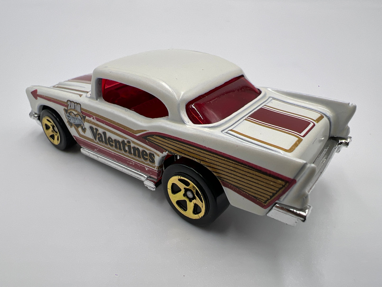 Hot Wheels 1/64 57 Chevy White Loose