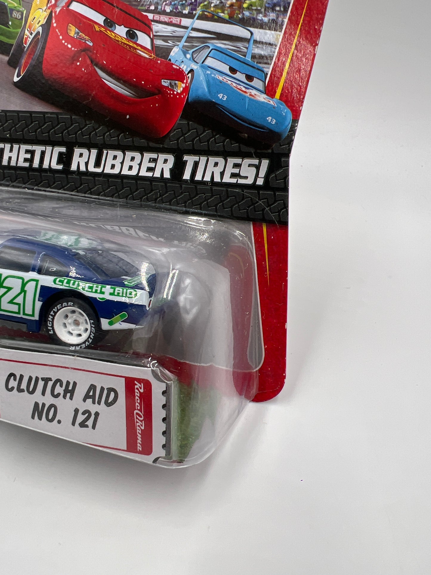 Disney Pixar The World Of Cars Rubber Tires Clutch Aid No 121 137D