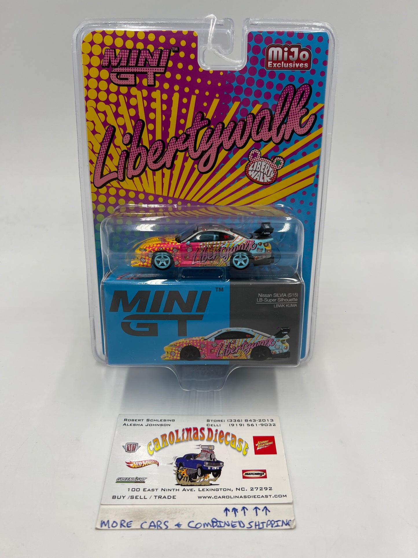 Mini GT Mijo Exclusives Libertywalk #743 CHASE Nissan Silvia S15 LB-Super Silhouette LBWK Kuma
