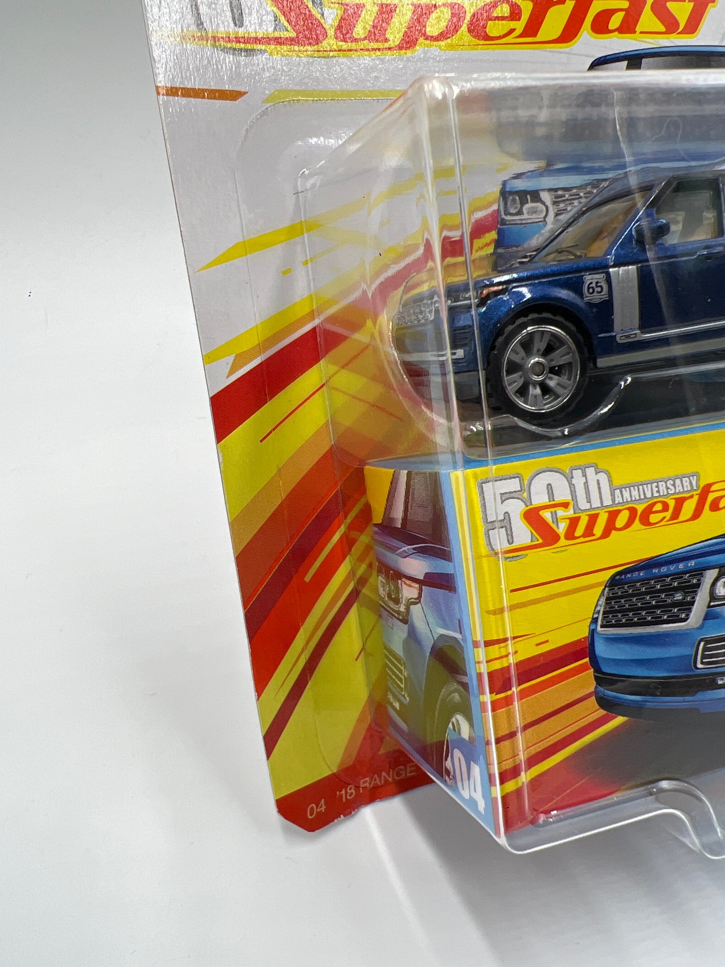Matchbox 50th Anniversary Superfast #4 18 Range Rover LWB Blue 173C