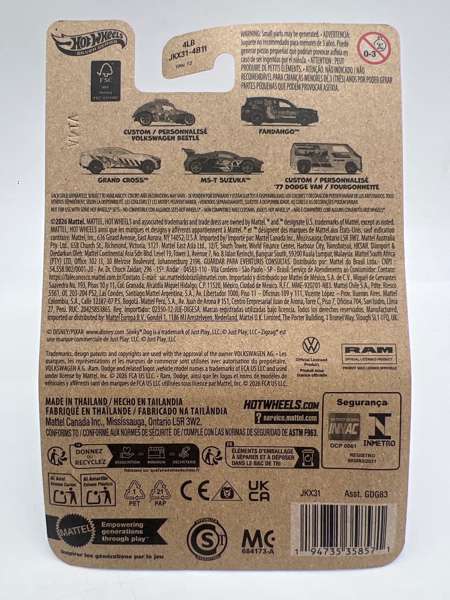 2026 Hot Wheels Silver Series Toy Story 5 #2 Rex Fandango
